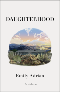 Cover of Daughterhood featuring a painted landscape on a cream background.